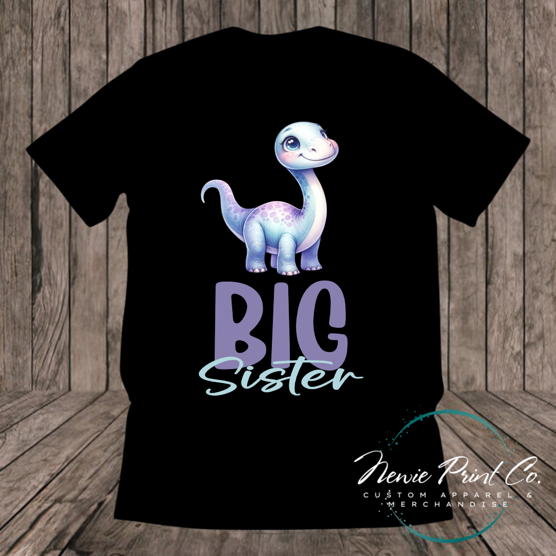 Big Sister Dino T-shirt