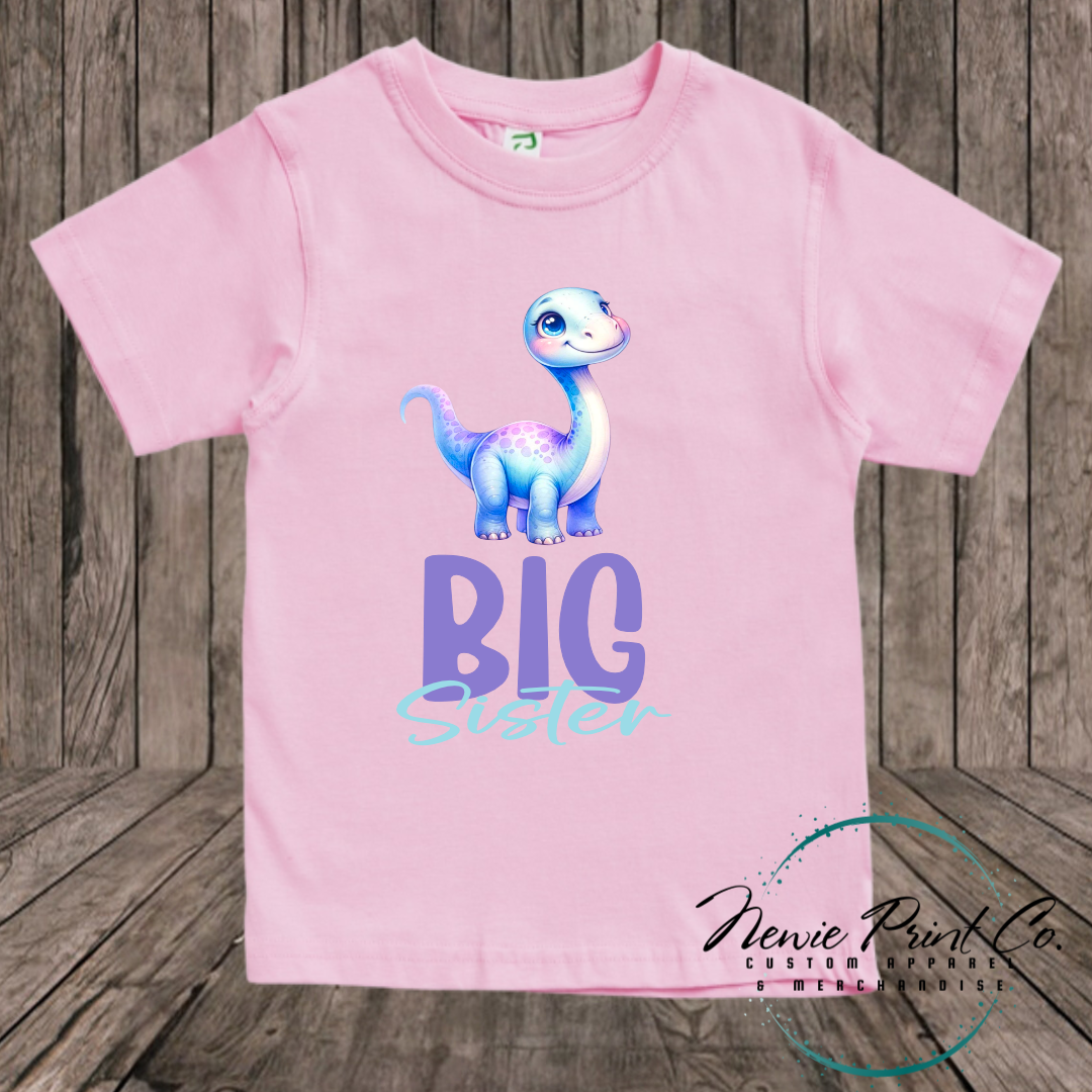 Big Sister Dino T-shirt