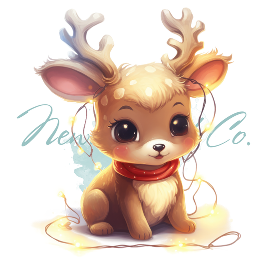 DTF Print - Christmas Reindeer