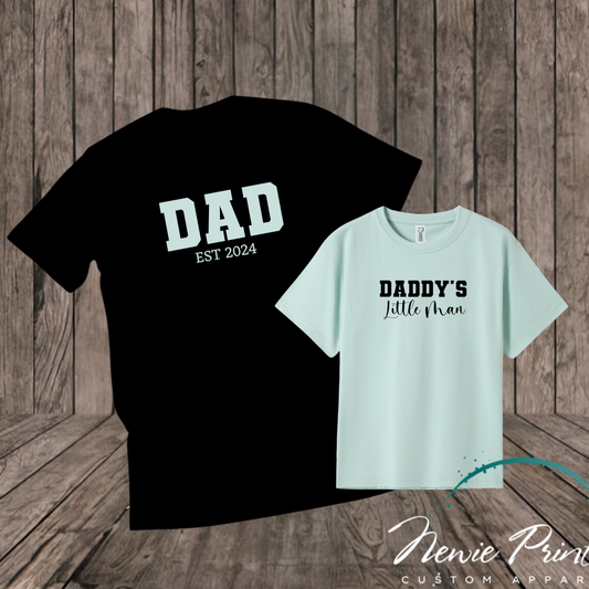 Daddys Little Man Tee