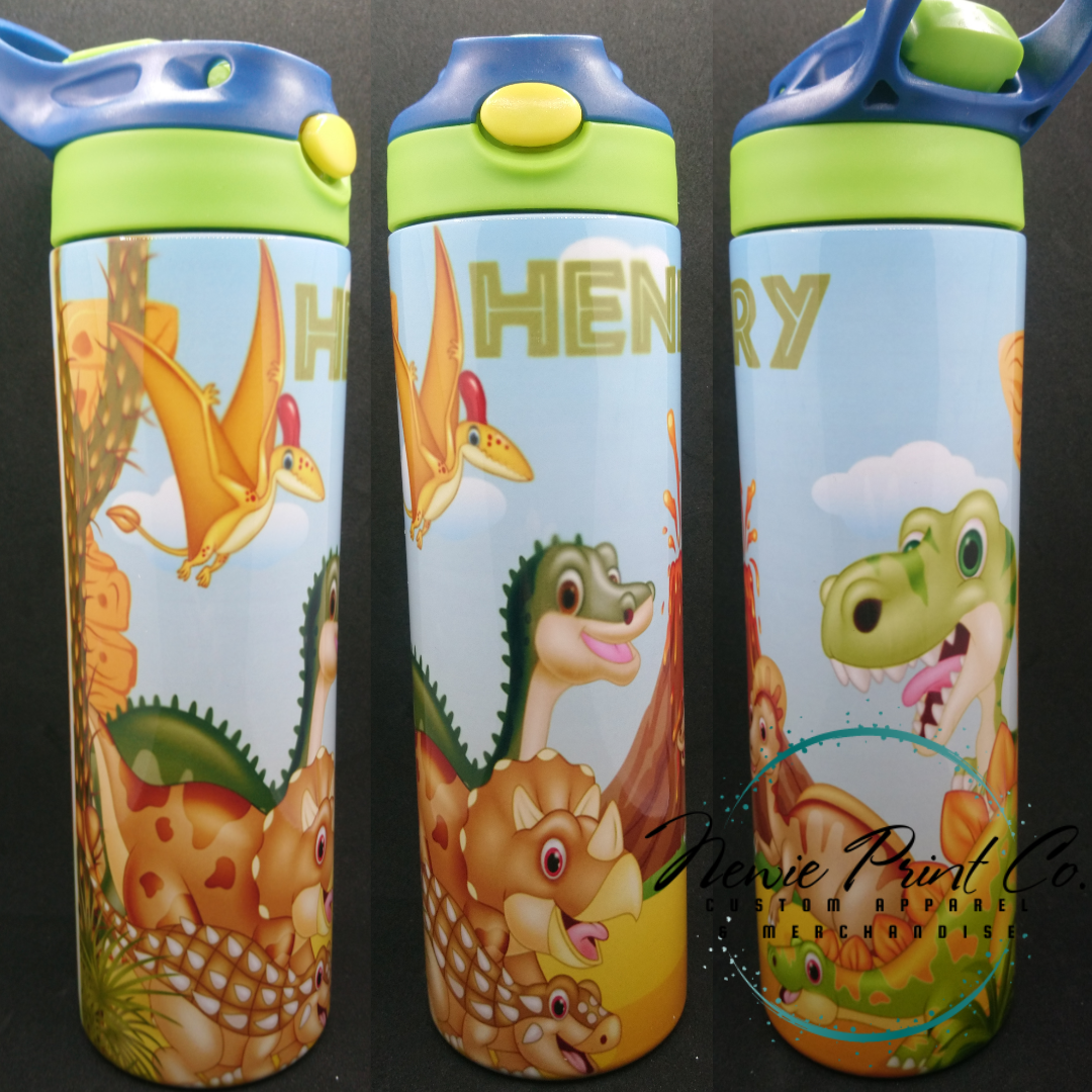 Dinosaur - Insulated Drink Bottles - Printed