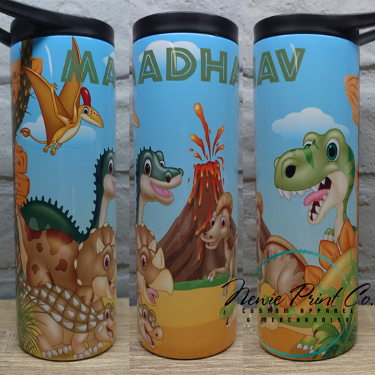 Dinosaur - Insulated Drink Bottles - Printed