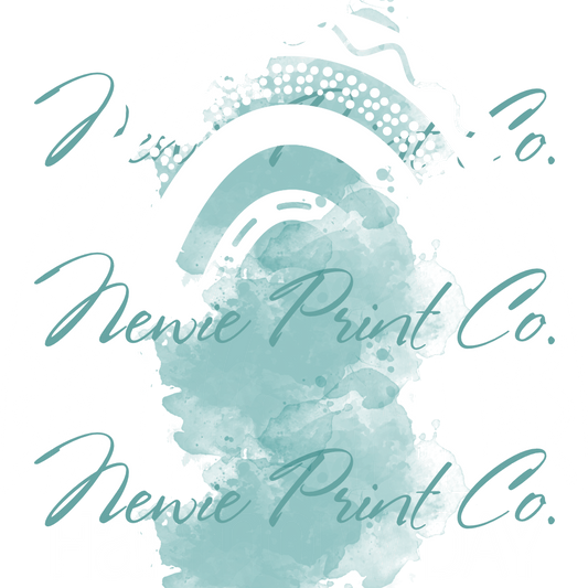 DTF Print - Harmony Day - Rainbow White Logo