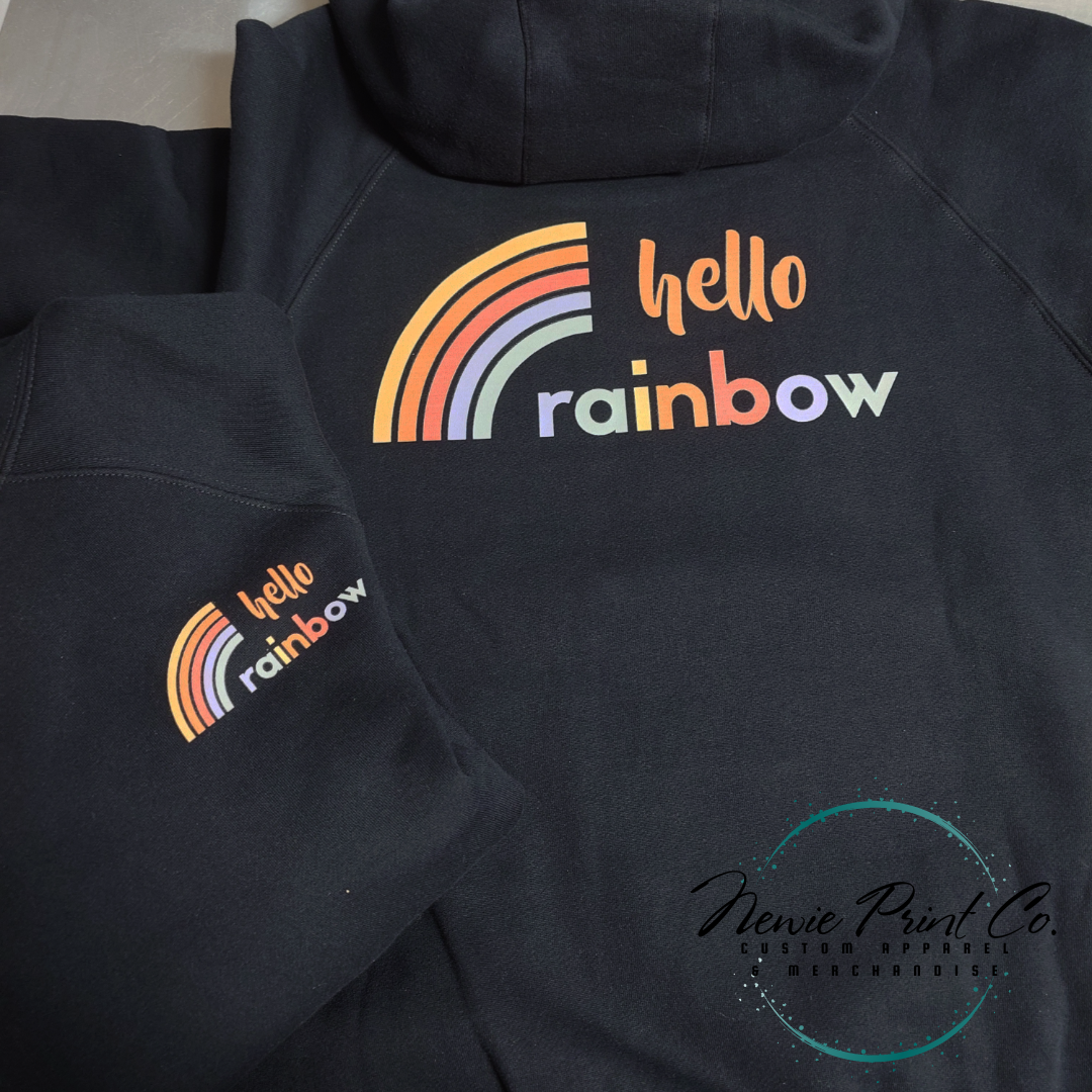 Custom Printed Hoodie - Adult Pocket Hoodie 350 GSM