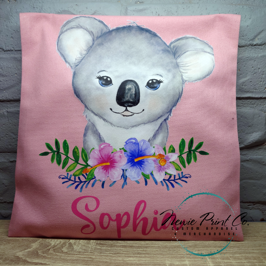 Koala - Personalized Tote/Library Bag