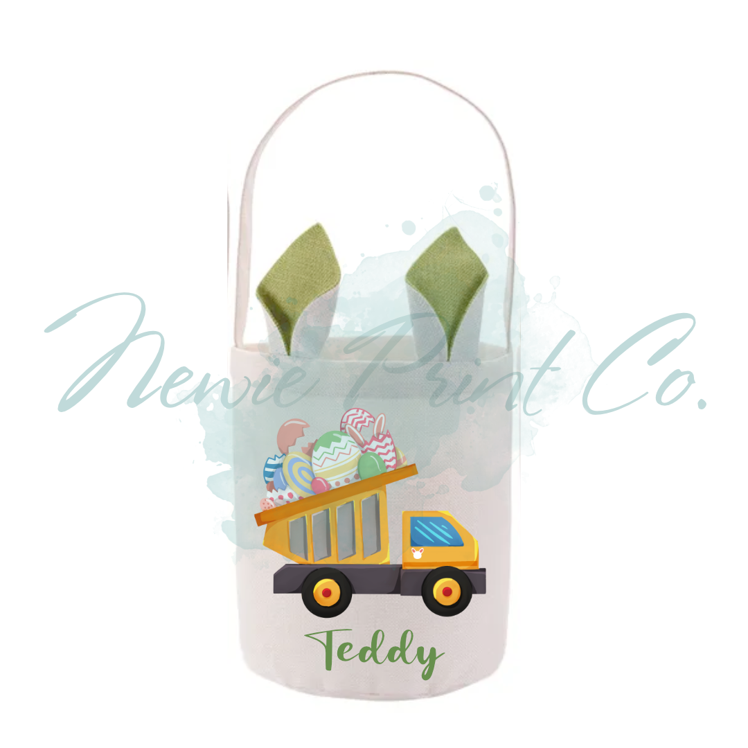 Easter Personalized Tote Bag - Truck