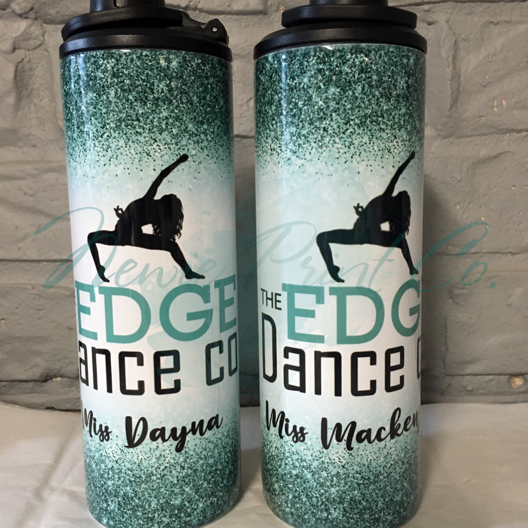 Personalised Insulated 20oz Sipper & Wide Mouth Top Drink Bottles - Printed