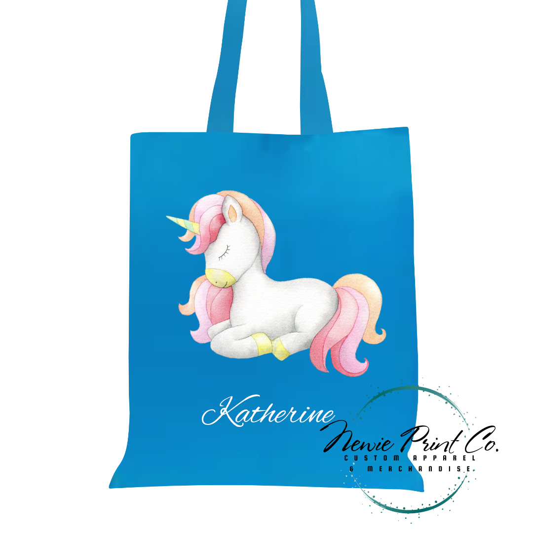 Unicorn - Personalized Tote/Library Bags (Copy)