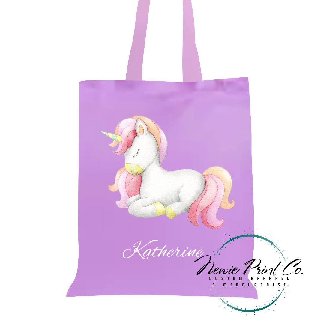 Unicorn - Personalized Tote/Library Bags (Copy)