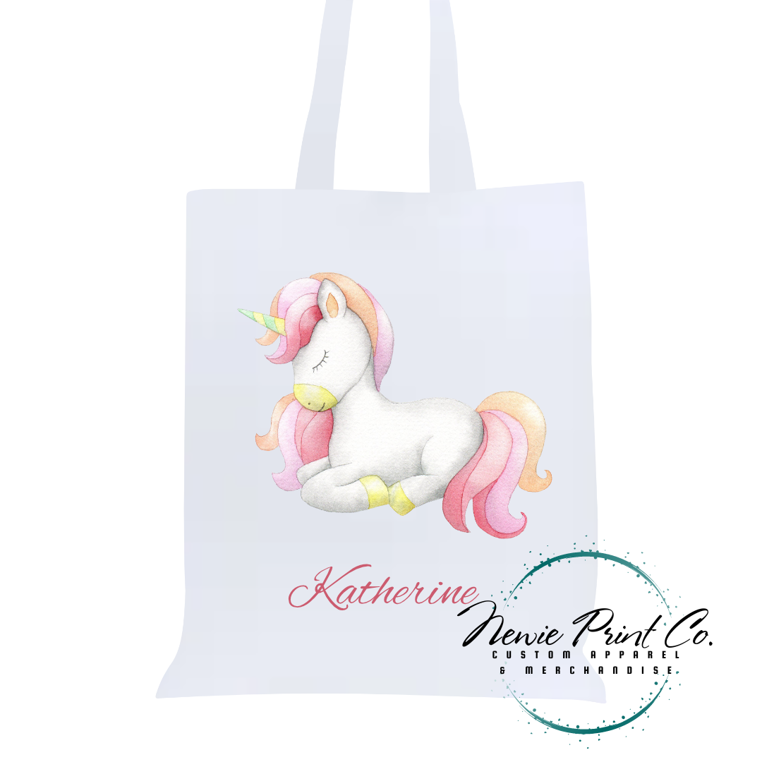 Unicorn - Personalized Tote/Library Bags (Copy)