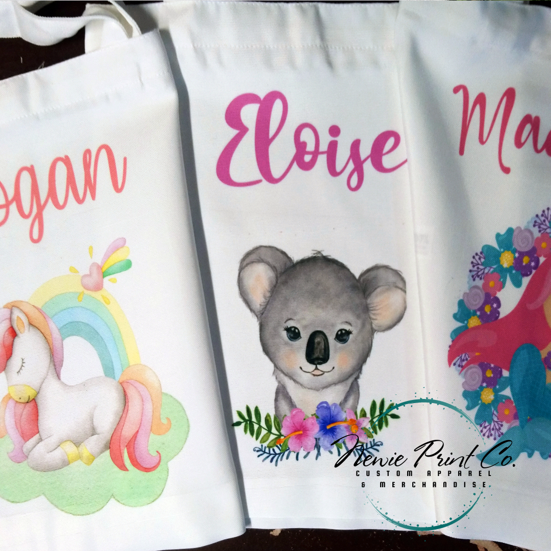 Koala - Personalized Tote/Library Bag