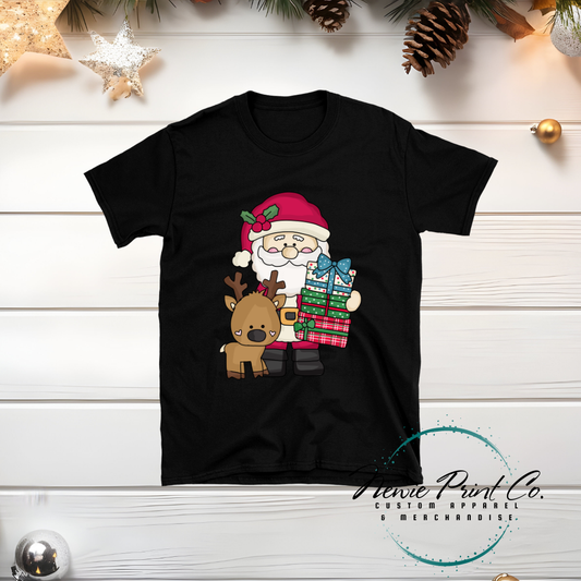 Reindeer Santa - Christmas T-shirt