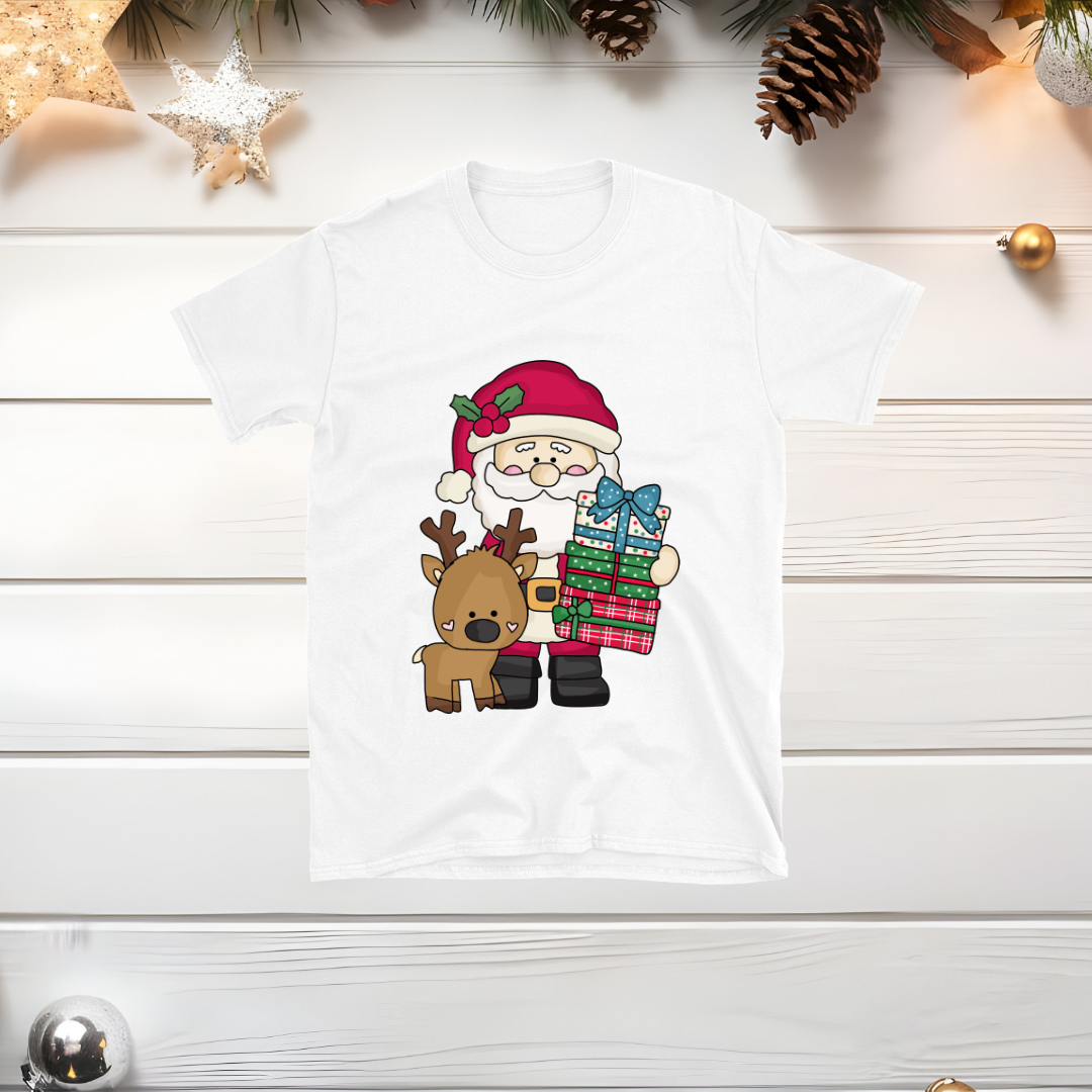 Reindeer Santa - Christmas T-shirt