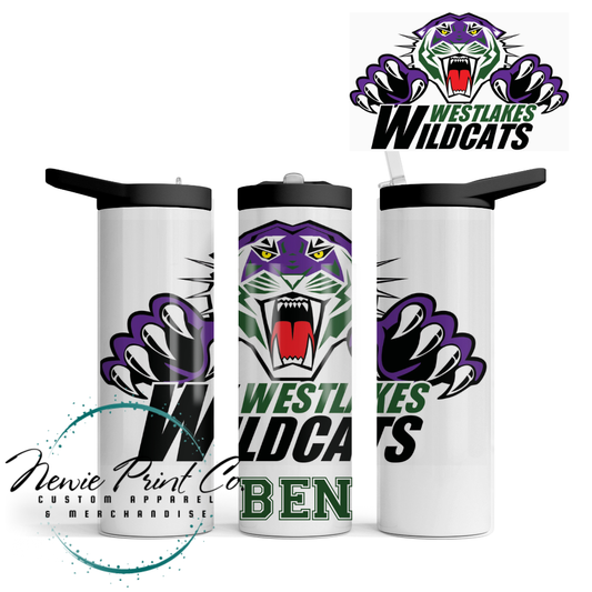 Westlakes Wildcats Sipper Lid Drink Bottle