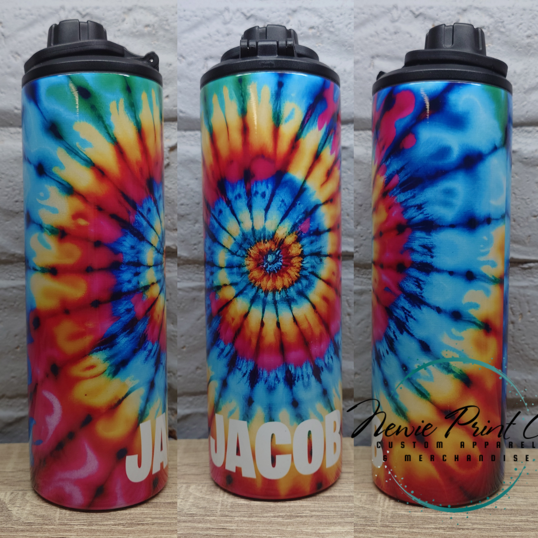 Tye Dye Retro - Insulated Drink Bottles - Printed