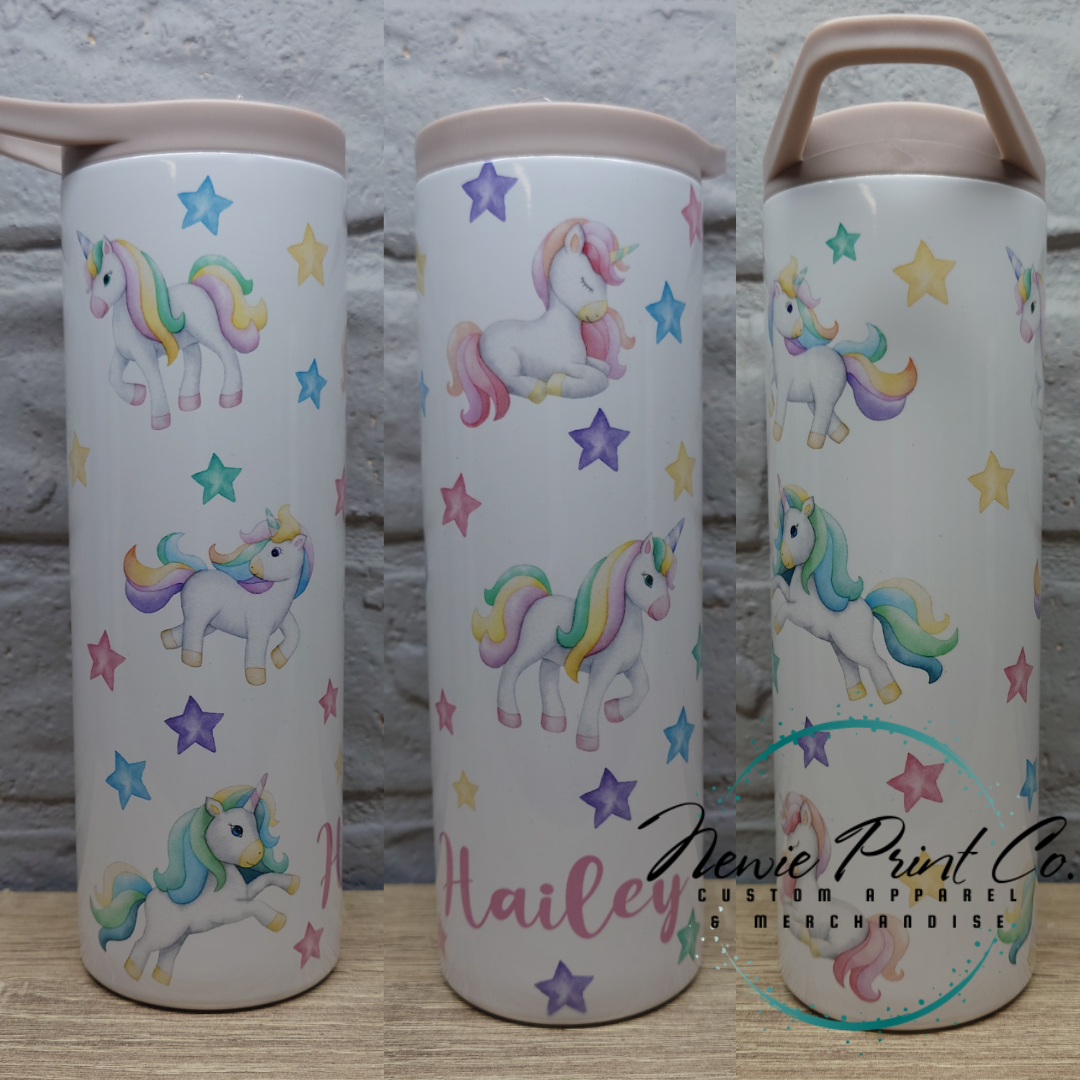 Unicorn Pastel - Insulated Drink Bottles - Printed