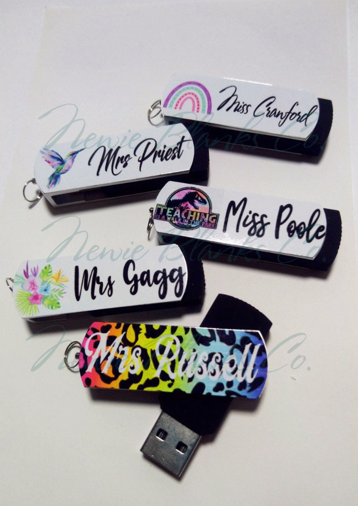 School Font - Personalised Teacher USB