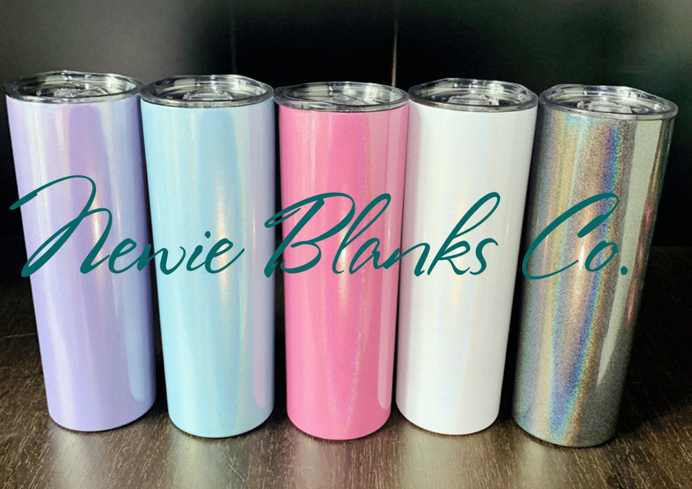 Newie Blanks Co. 20oz shimmer insulated sublimation tumblers