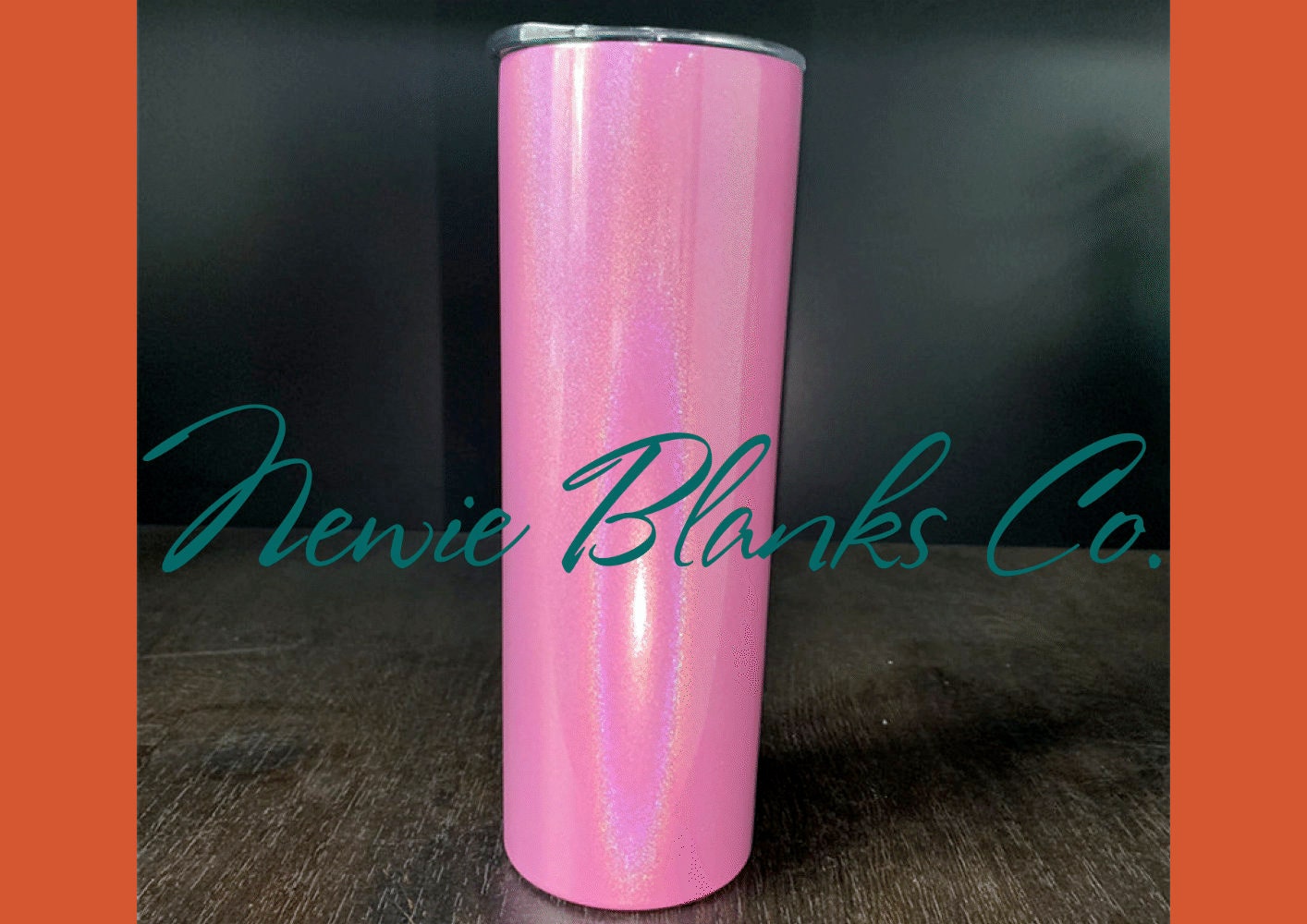 Newie Blanks Co. 20oz shimmer insulated sublimation tumblers pink