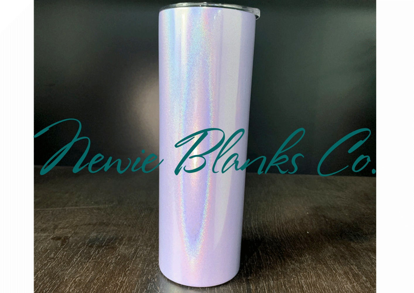 Newie Blanks Co. 20oz shimmer insulated sublimation tumblers purple