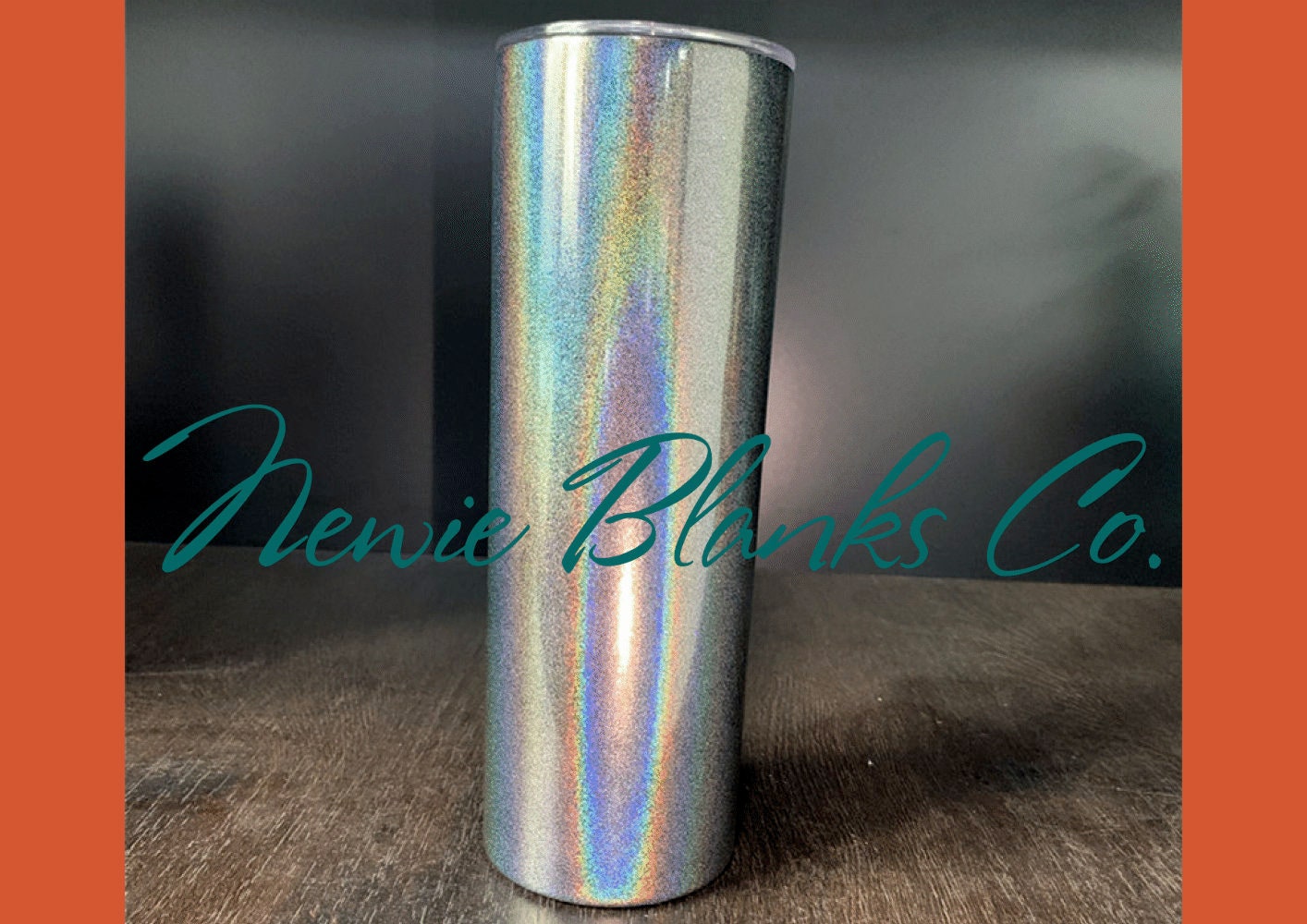 Newie Blanks Co. 20oz shimmer insulated sublimation tumblers silver