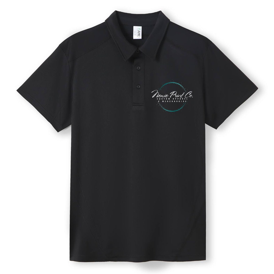 Custom Printed Polos - Adult Breathable Polyester Polo