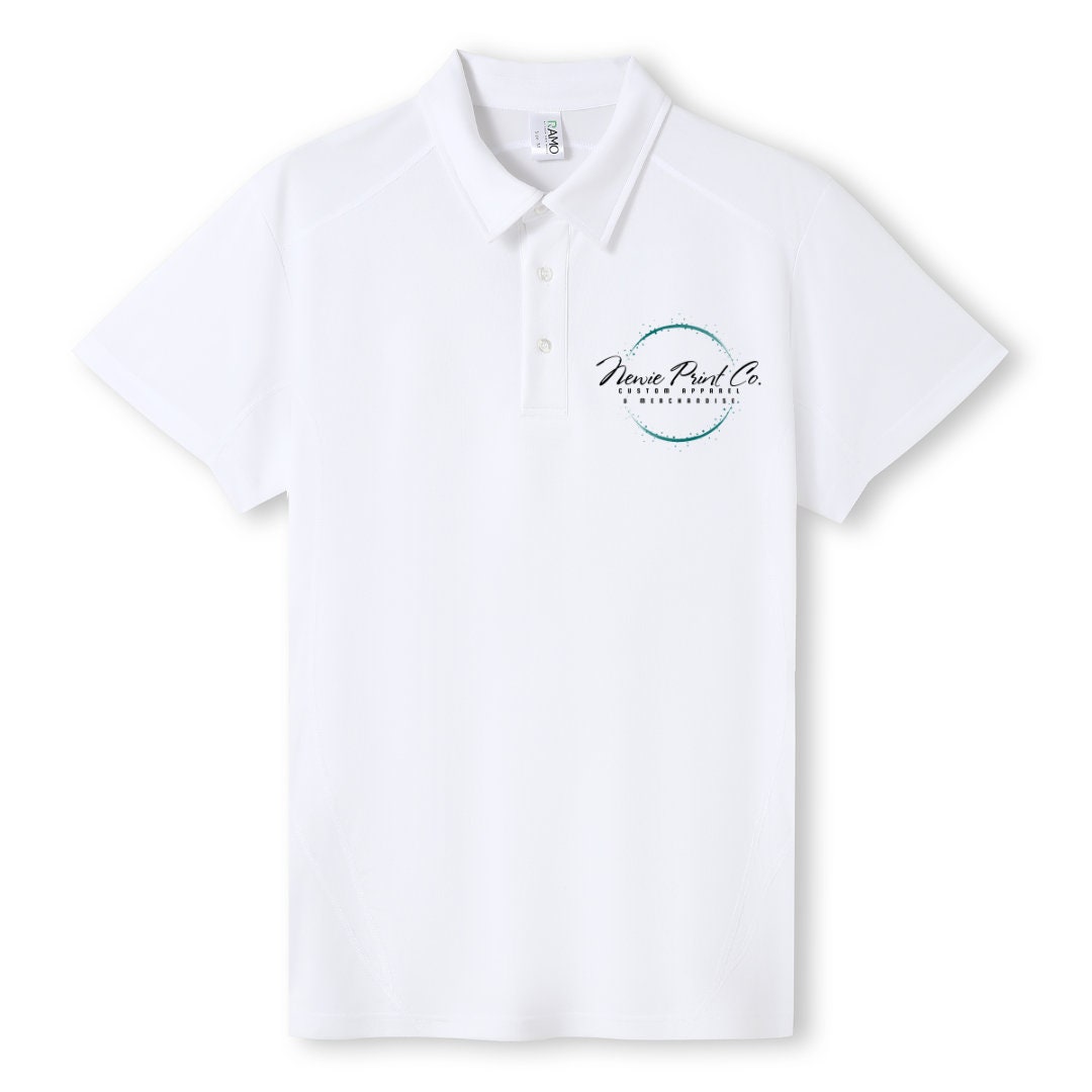 Custom Printed Polos - Adult Breathable Polyester Polo