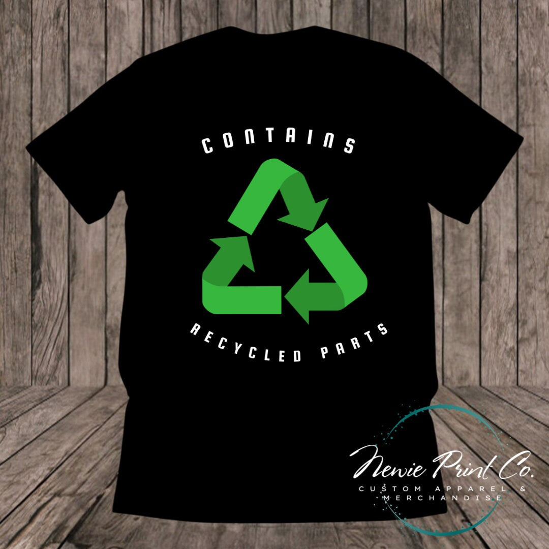 Contains Recycled Parts Transplant Tee - Hoodie or Tee