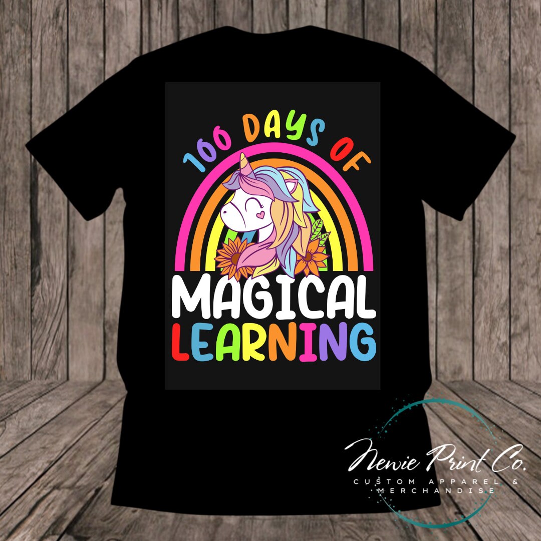 100 Days of School Day T-shirt - 100 Magical Days