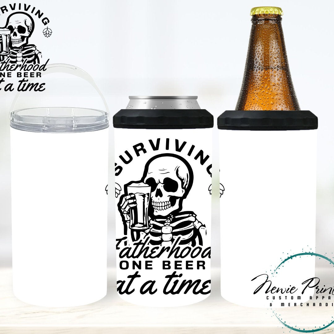 Personalised Insulated 4 in 1 Drink Cooler - Surviving Fatherhood