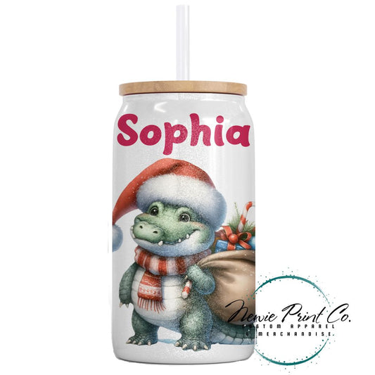 Crocodile Christmas Shimmer Cup