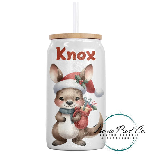 Kangaroo Christmas Shimmer Cup