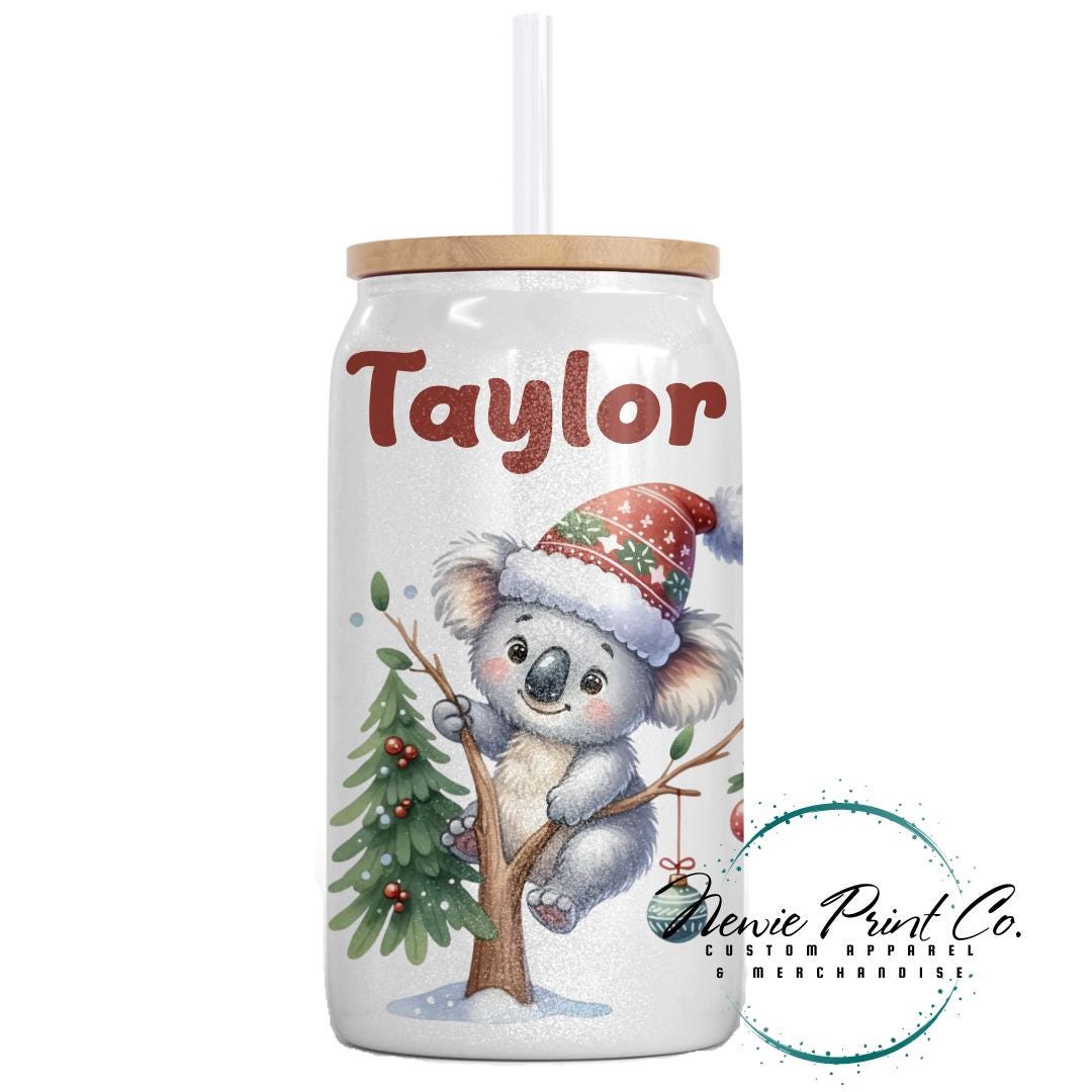 Koala Christmas Shimmer Cup