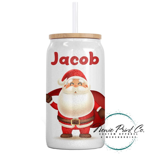 Santa Christmas Shimmer Cup