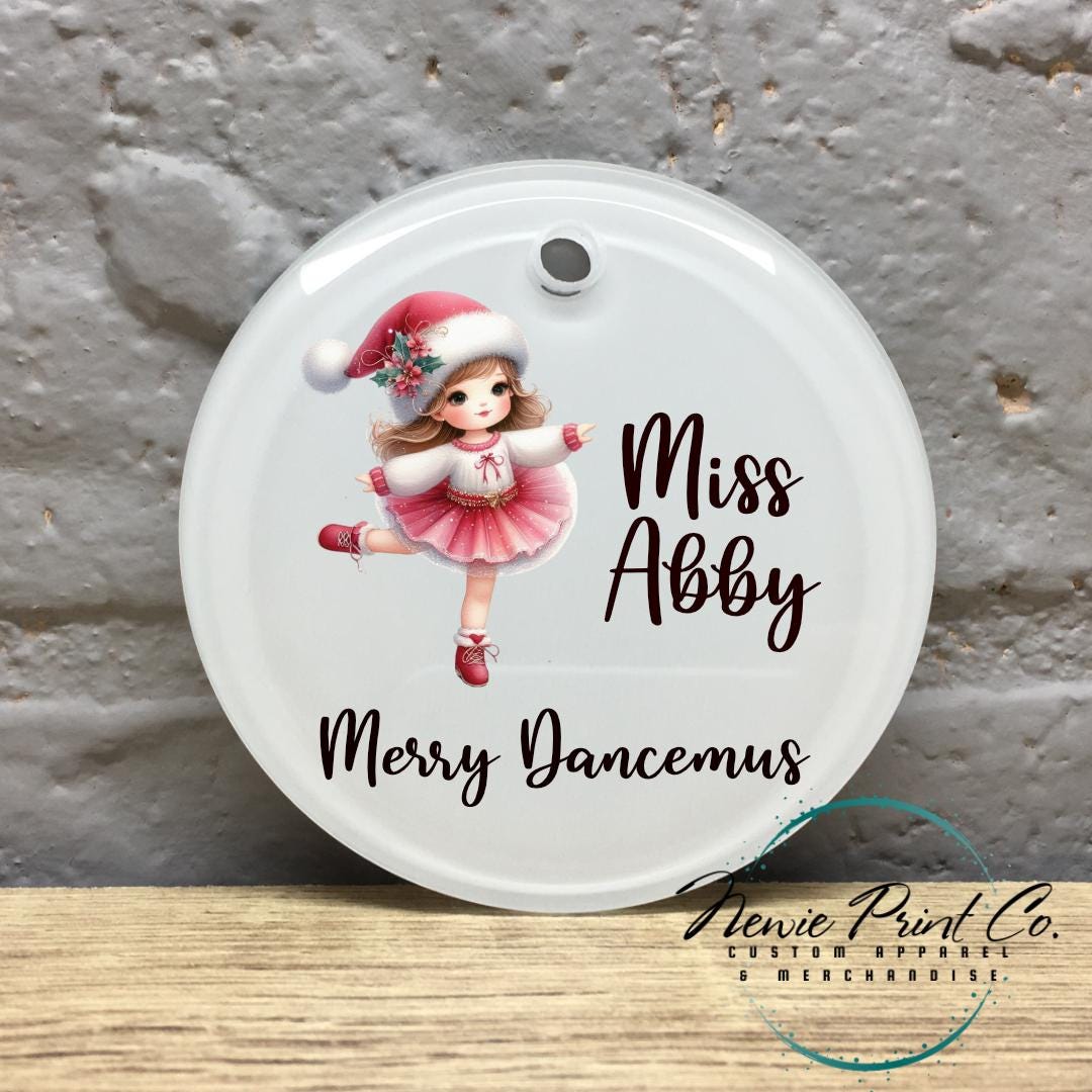 Personalised Teacher Ornament Dance Teacher - Christmas Keepsake