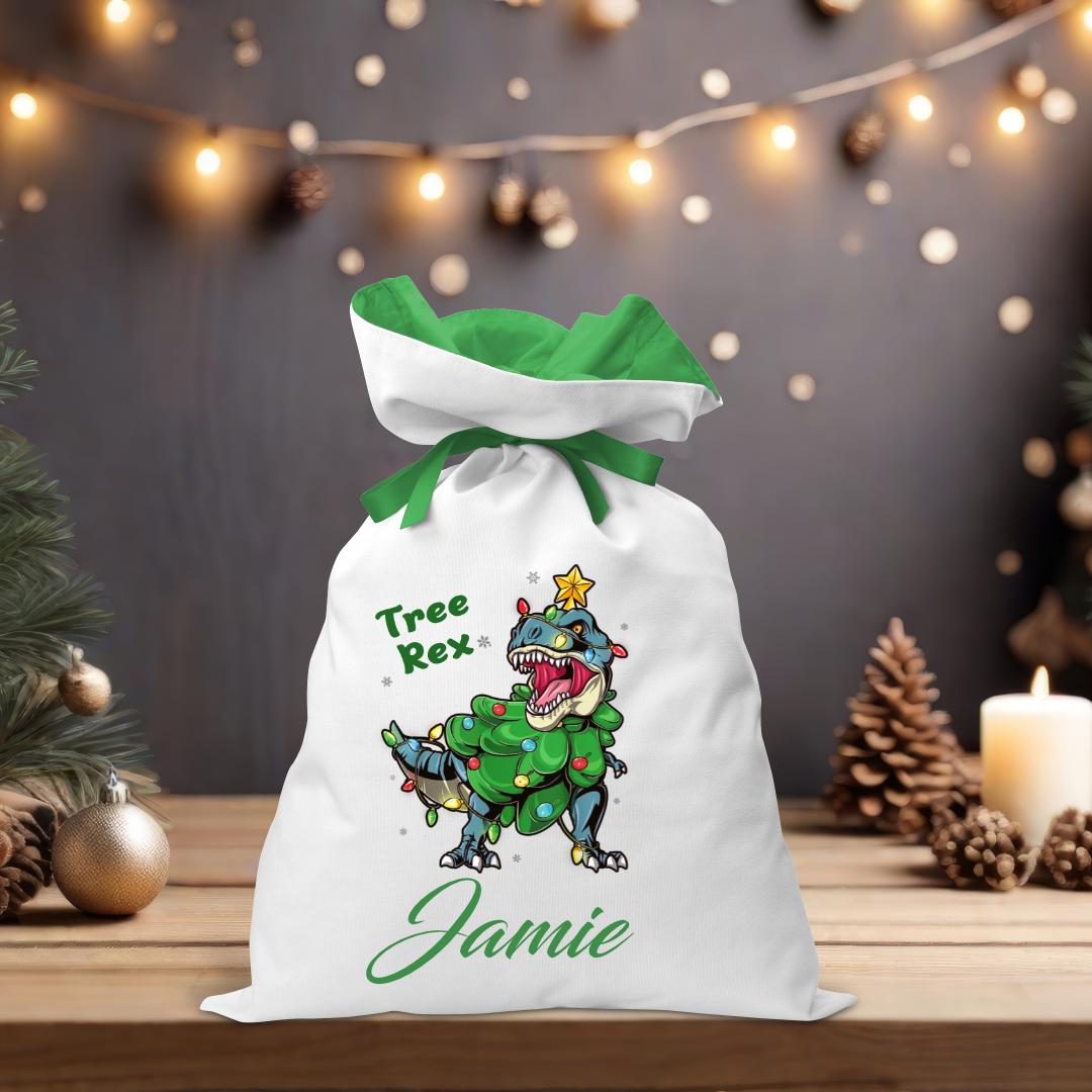 Tree Rex Santa Sack - Personalised