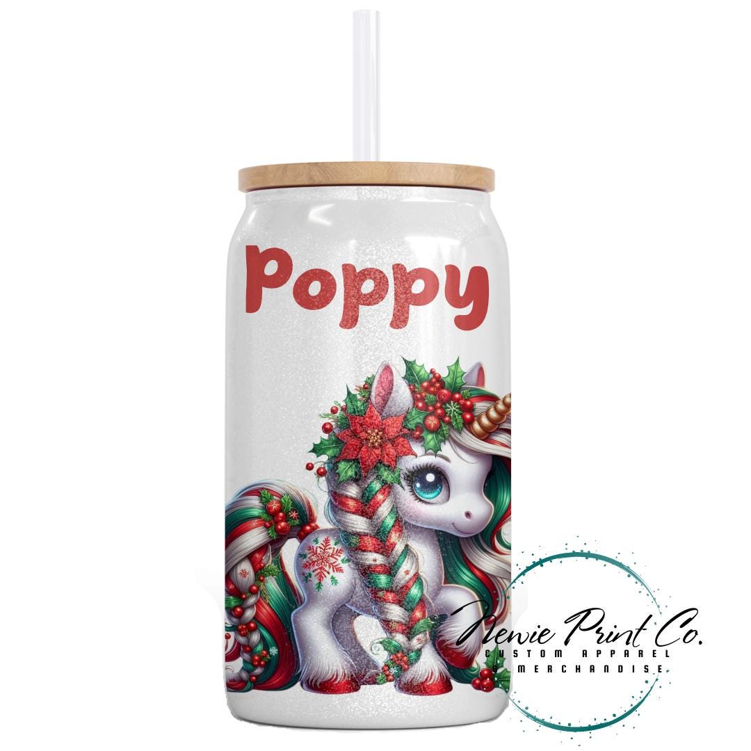 Unicorn Christmas Shimmer Cup