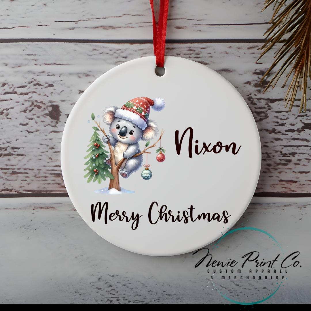 Koala Personalised Ornament - Christmas Keepsake