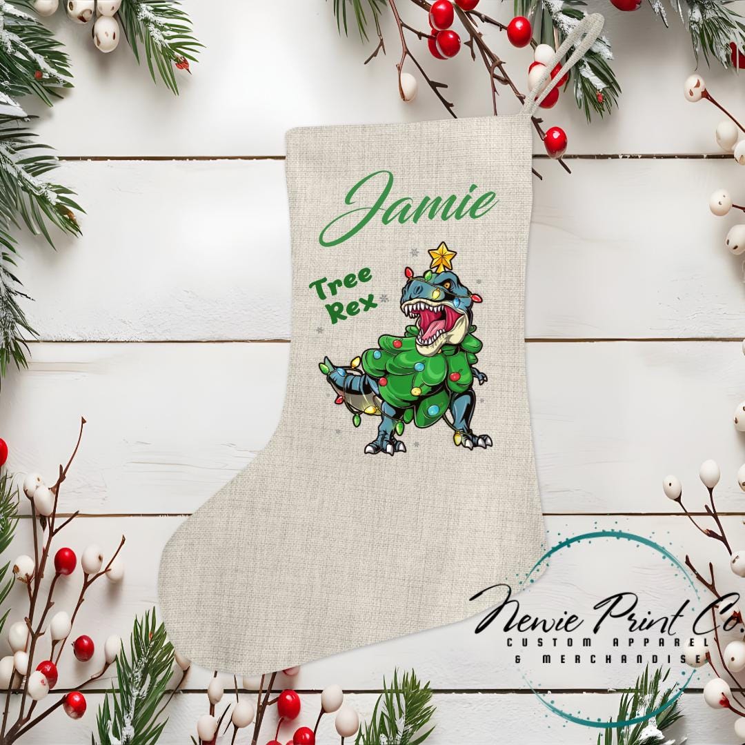 Tree Rex Stocking - Personalised