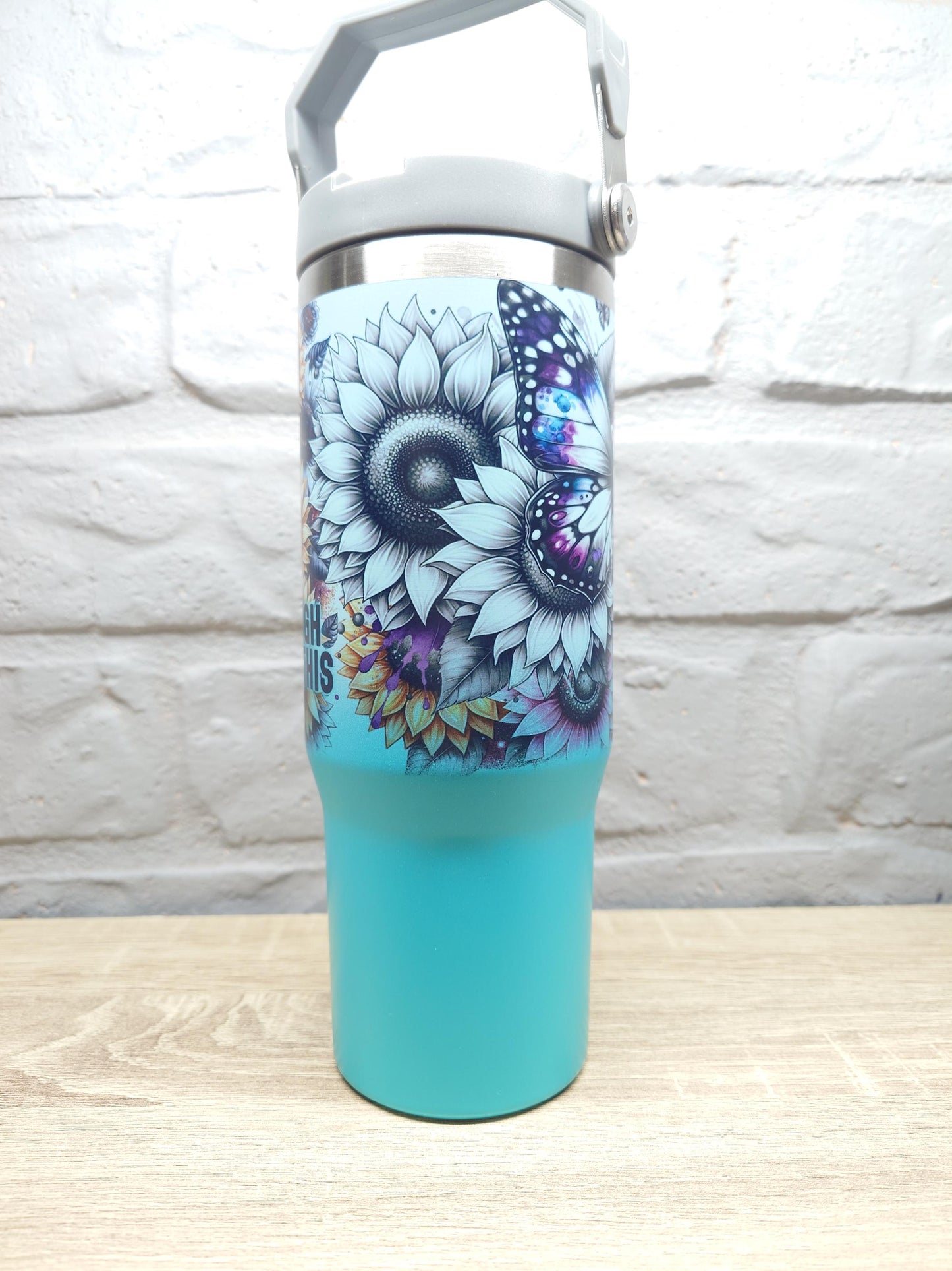 Not enough sage for this shit - Bad Ass Sassy Affirmation Tumbler - Insulated 30oz Flip Top Drink Bottles - Printed