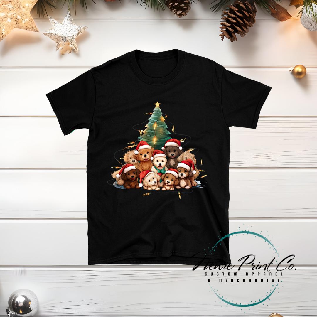 Dog Tree - Christmas T-shirt