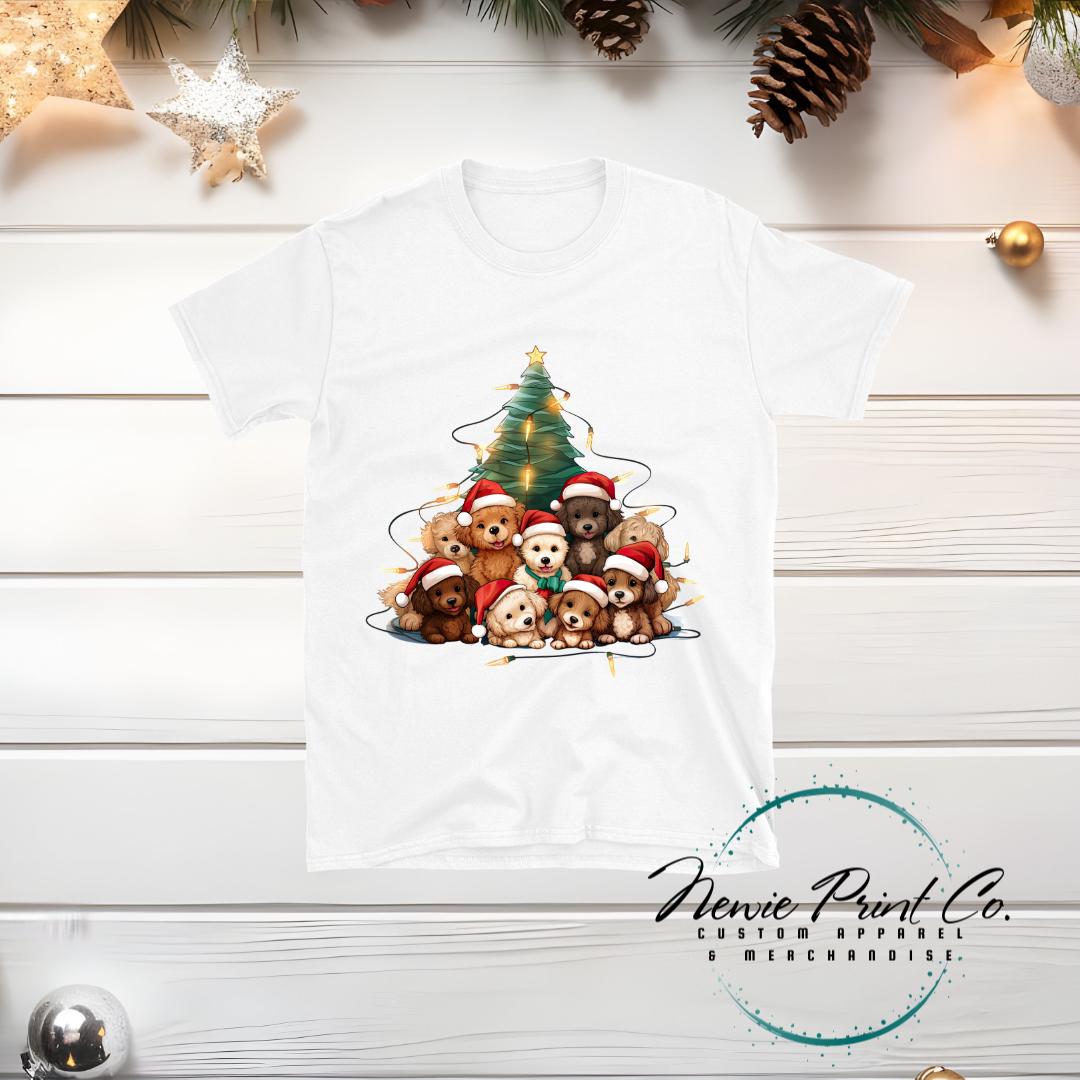 Dog Tree - Christmas T-shirt