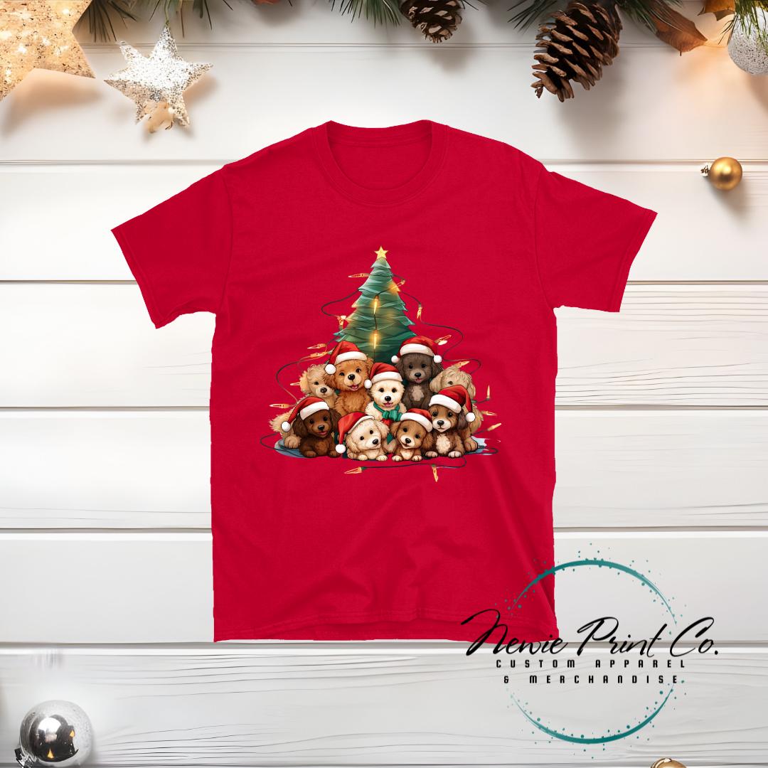 Dog Tree - Christmas T-shirt