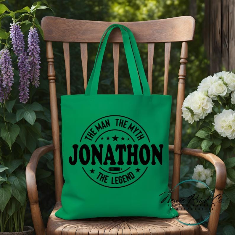 Legend Teacher Tote - Personalized Tote/Library Bags