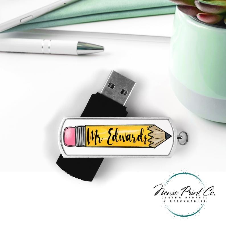 HB Pencil - Personalised Teacher USB