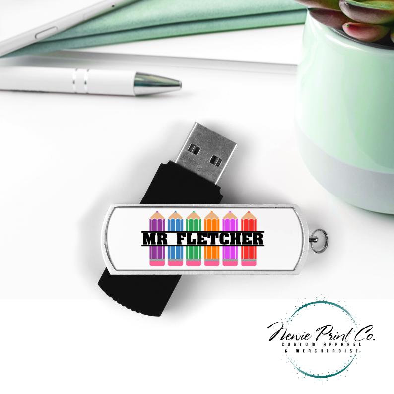 Pencils - Personalised Teacher USB