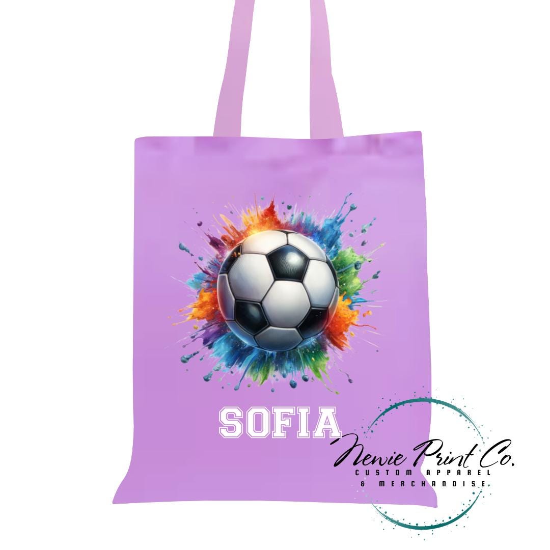 Soccer - Personalized Tote/Library Bags