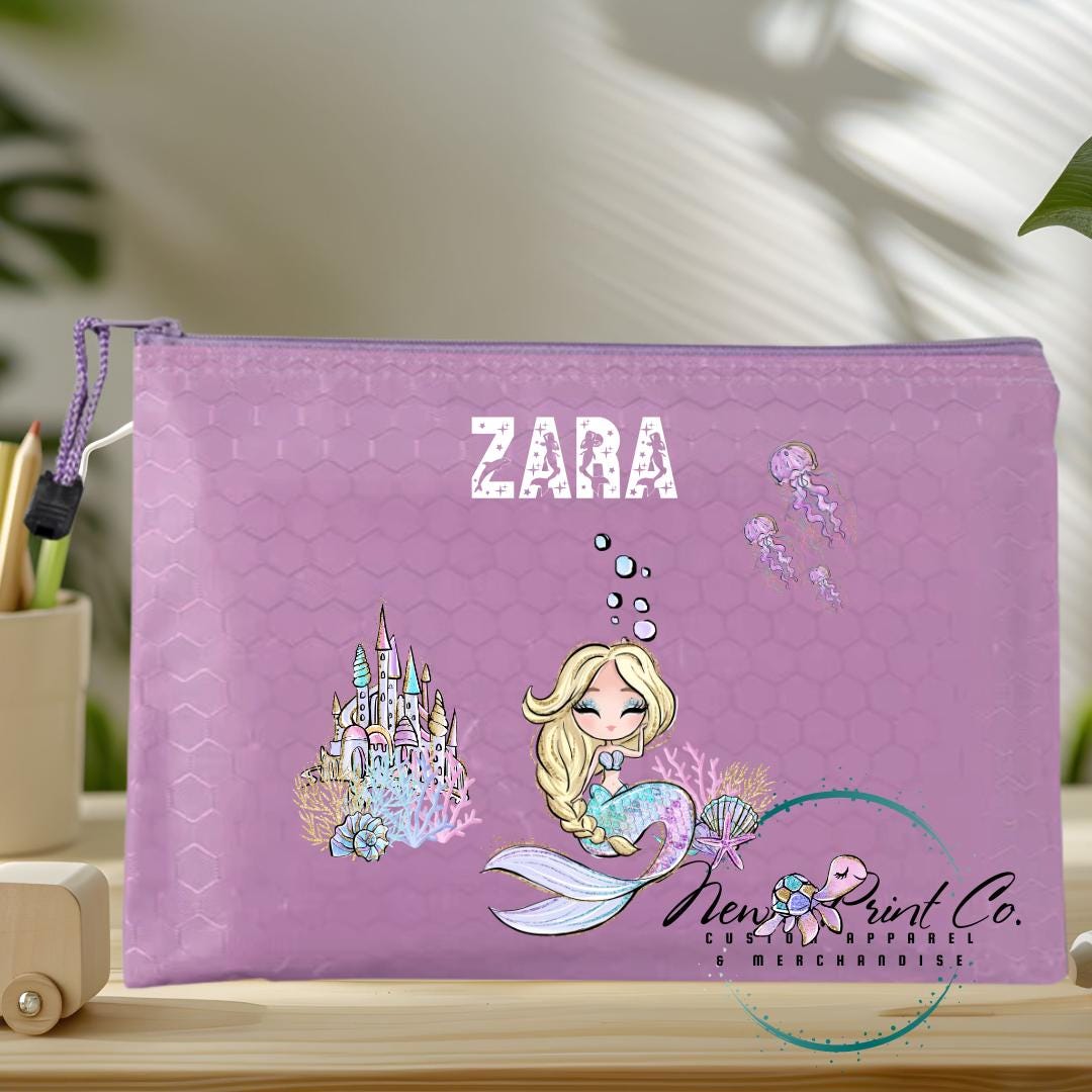 Mermaid - Custom Pencil Case