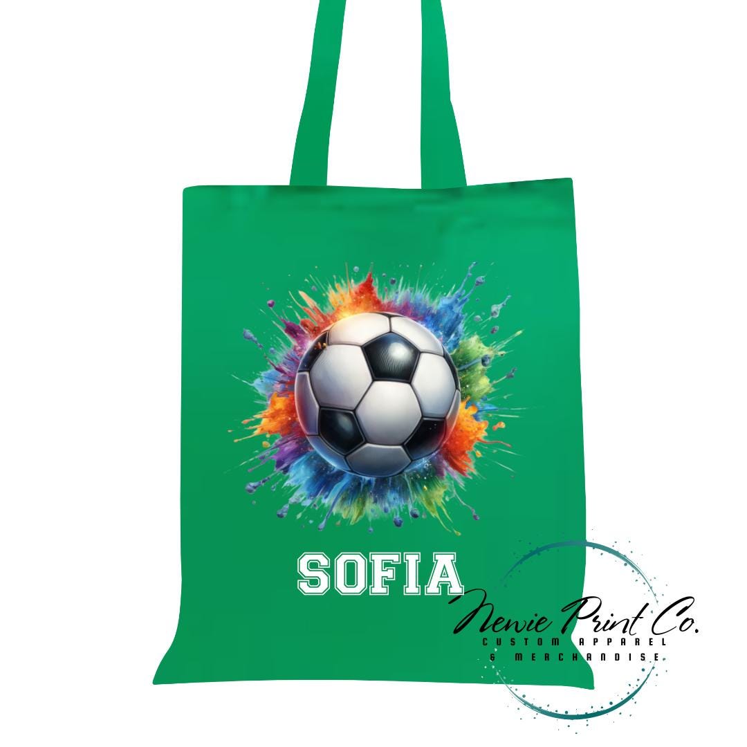 Soccer - Personalized Tote/Library Bags