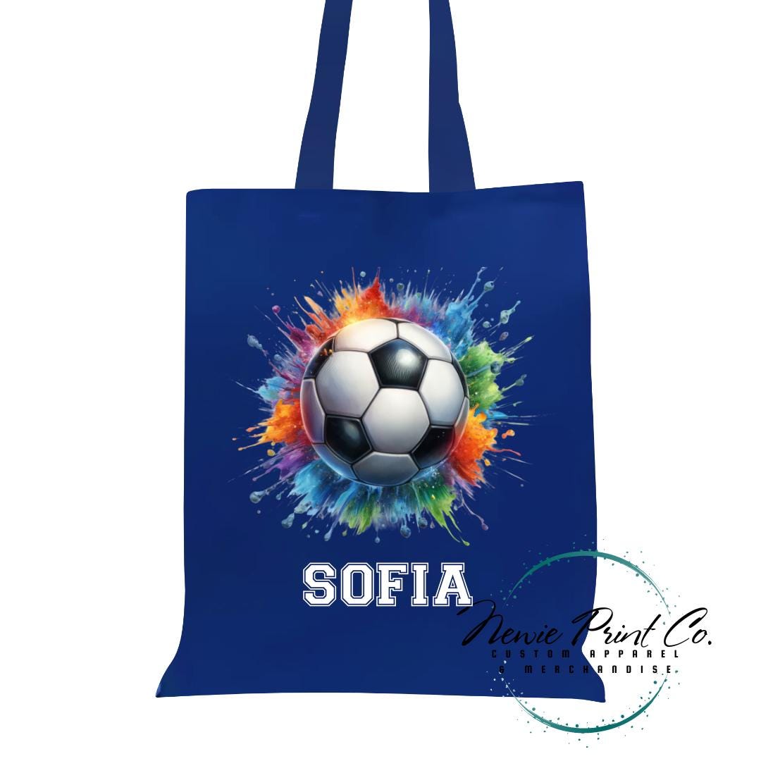 Soccer - Personalized Tote/Library Bags